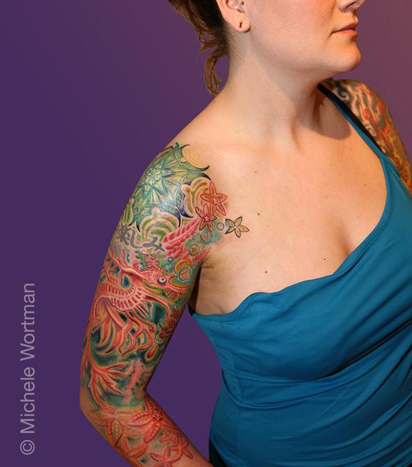 Michele Wortman - Jessica Sea Dragon sleeve